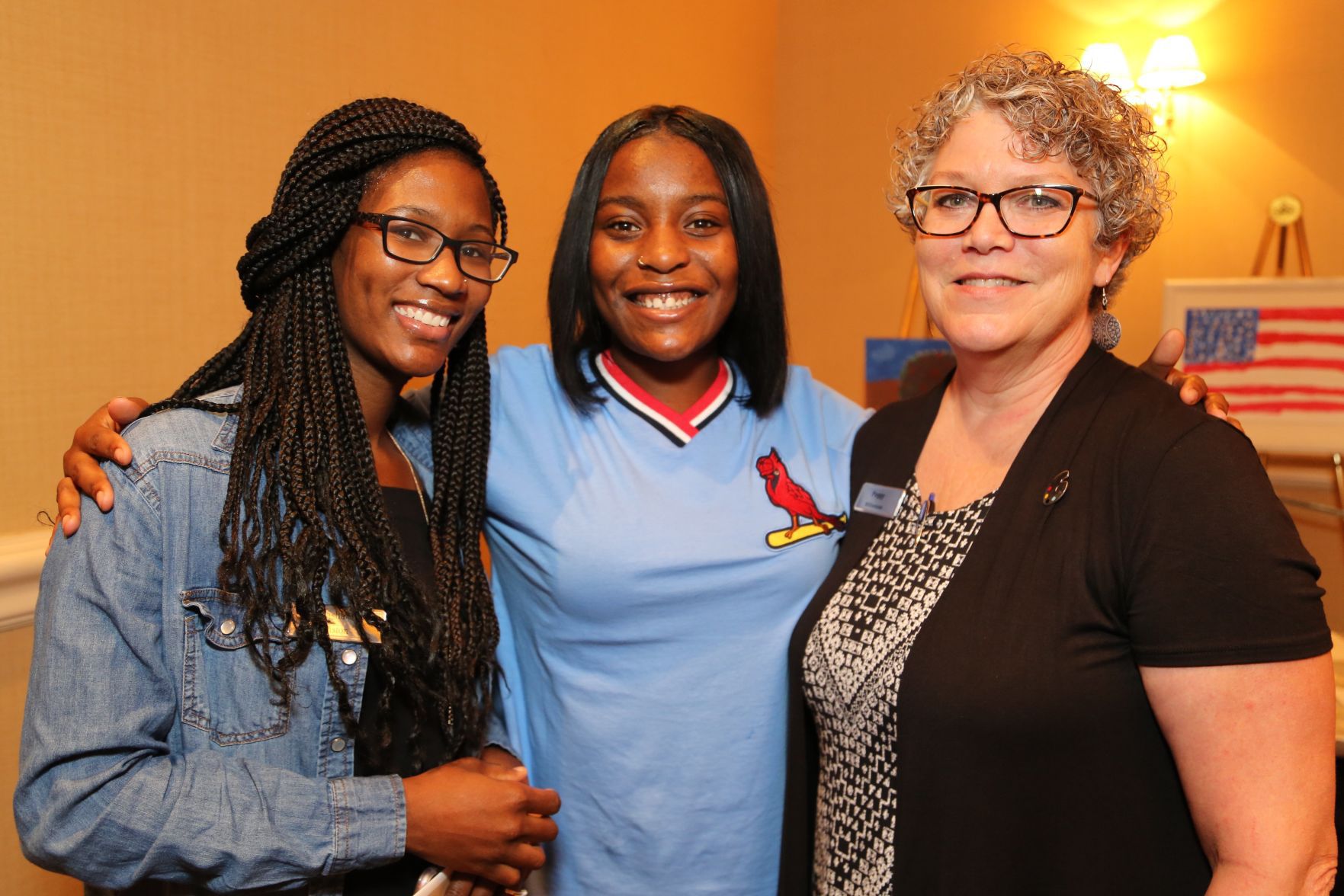 Lasha Winston, Kiavonni Monger, Peggy Williamson